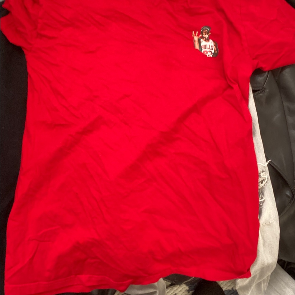 Kids Red Graphic T-Shirt